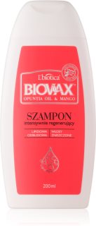 L’biotica Biovax Opuntia Oil & Mango sampon pentru regenerare pentru par deteriorat