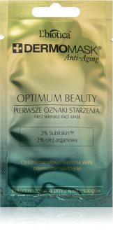 L’biotica DermoMask Anti-Aging maseczka z efektem przeciwzmarszczkowym 35+