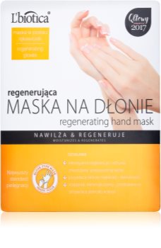 L’biotica Masks regeneračná maska na ruky vo forme rukavíc