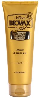 L’biotica Biovax Glamour Gold regenerirajući šampon s arganovim uljem