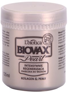 L’biotica Biovax Glamour Pearl mascarilla regeneradora para aportar hidratación y brillo
