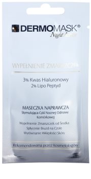 L’biotica DermoMask Night Active mascarilla antiarrugas con efecto relleno antiarrugas profundas