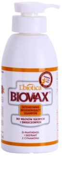 L’biotica Biovax Dry Hair champô regenerador para cabelo seco a danificado