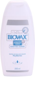 L’biotica Biovax Keratin & Silk sampon fortifiant cu complex de keratina