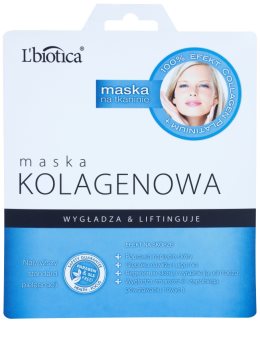 L’biotica Masks Collagen Platinium plátýnková maska s kolagenem
