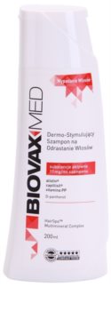 L’biotica Biovax Med stimulierendes Shampoo für das Wachstum der Haare und die Stärkung von den Wurzeln heraus