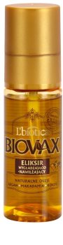 L’biotica Biovax Natural Oil hydratační a vyživující sérum pro lesk a hebkost vlasů
