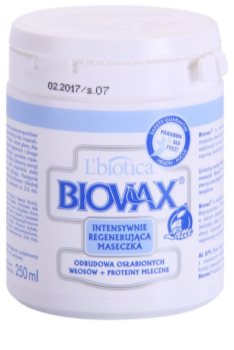 L’biotica Biovax Weak Hair mascarilla fortalecedora para cabello débil