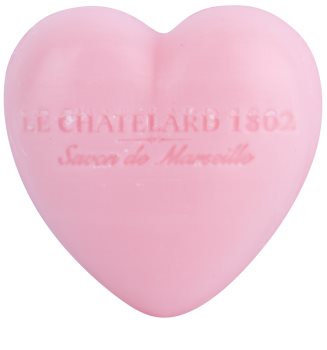 Le Chatelard 1802 Rose & Peony jabón en forma de corazón