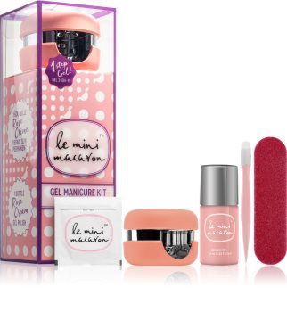 Le Mini Macaron Gel Manicure Kit Rose Creme coffret cosmétique VI. (ongles) pour femme