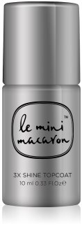 Le Mini Macaron 3X Shine Topcoat vrchní lak na gelové nehty s lesklým efektem