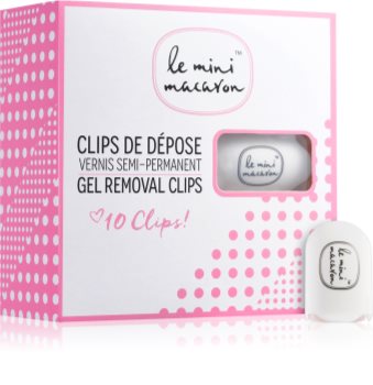 Le Mini Macaron Gel Removal Clips klipy na odstranění gelové manikúry