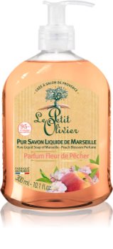 Le Petit Olivier Peach Blossom Ravitseva Nestemäinen Saippua
