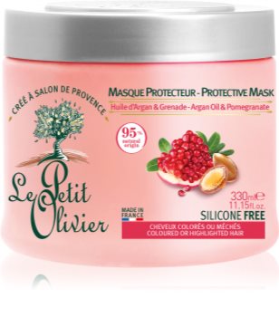Le Petit Olivier Argan Oil & Pomegranate maska pro barvené a melírované vlasy