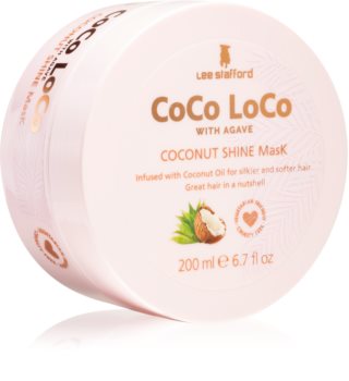 Lee Stafford CoCo LoCo aufhellende Hautmaske für glänzendes und geschmeidiges Haar