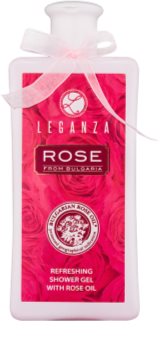 Leganza Rose gel de duche refrescante
