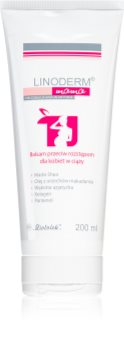 Linoderm Mama Stretch Marks Care Körpercreme zur Vorbeugung gegen Schwangerschaftsstreifen für Schwangere