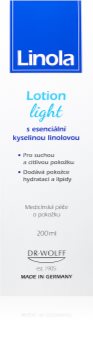 Linola Lotion light lengvos konsistencijos kūno pienelis jautriai odai