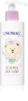 Linomag Emolienty Shampoo & Shower Gel Duschgel & Shampoo 2 in 1 für Kinder ab der Geburt