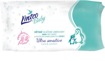 Linteo Baby Ultra Sensitive finom nedves törlőkendők gyermekeknek