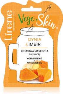 Lirene Vege Skin Pumpkin & Ginger krem-maska redukujący objawy starzenia