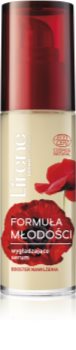 Lirene Youthful Formula Red Poppy wygładzające serum nawilżające i rozjaśniające skórę