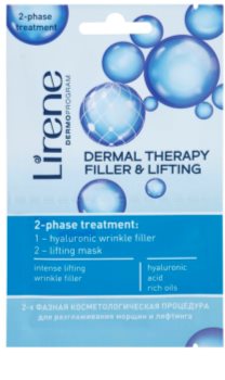 Lirene Dermal Therapy Filler & Lifting mascarilla nutritiva bifásica
