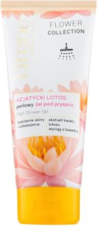 Lirene Flower Collection Asian Lotus gel de ducha con purpurina