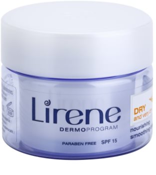 Lirene Healthy Skin+ Dry Skin výživný vyhlazující krém SPF 15