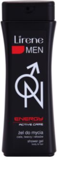 Lirene Men Energy gel de banho para corpo e cabelo