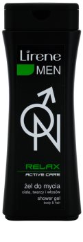Lirene Men Relax gel de banho para corpo e cabelo