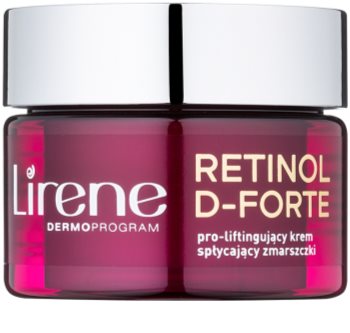 Lirene Retinol D-Forte 50+ дневен крем против бръчки с лифтинг ефект