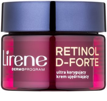 Lirene Retinol D-Forte 50+ creme de noite refirmante para correção de rugas
