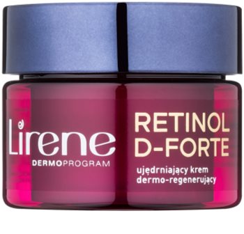 Lirene Retinol D-Forte 60+ creme de noite reafirmante com efeito regenerativo
