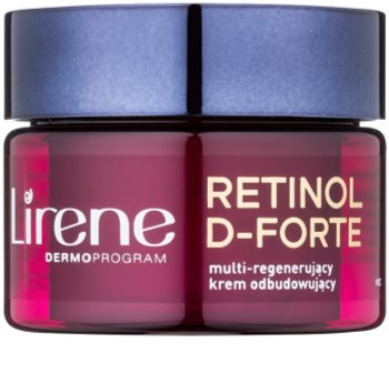 Lirene Retinol D-Forte 70+ crema de noche renovadora y regeneradora