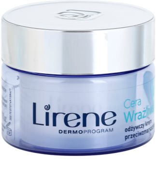 Lirene Sensitive Skin creme antirrugas nutritivo SPF 15