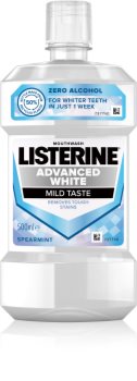 Listerine Advanced White Mild Taste balinamasis burnos skalavimo skystis