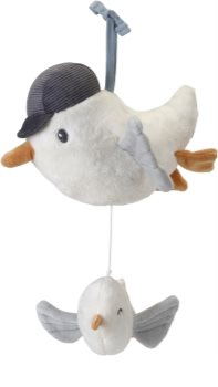 Little Dutch Music Box Toy Seagull jouet contrastant suspendu avec une mélodie