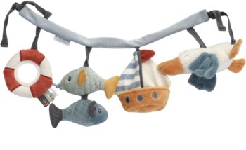 Little Dutch Stroller Toy Chain Sailors Bay jouet contrastant suspendu