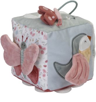 Little Dutch Soft Activity Cube Flowers & Butterflies dés de jeu sensoriels et mous