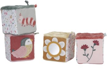 Little Dutch Set of Soft Cubes Flowers & Butterflies