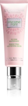L’Occitane Pivoine Pure matující fluid s hydratačním účinkem