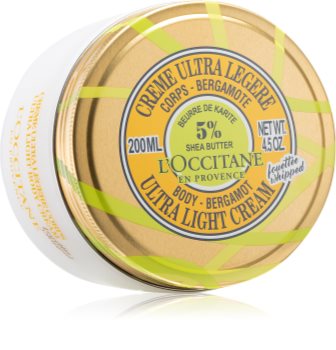 L’Occitane Shea Butter Body-Bergamot Ultra Light Cream Ultra-Light Body Cream With Shea Butter