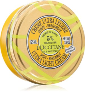 L’Occitane Shea Butter Body-Bergamot Ultra Light Cream Ultralet kropscreme Med sheasmør