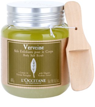 L’Occitane L'Occitane Verveine tělový peeling se solí