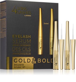 Long 4 Lashes Lash Gavesæt (Til støtte af øjenvippernes vækst )