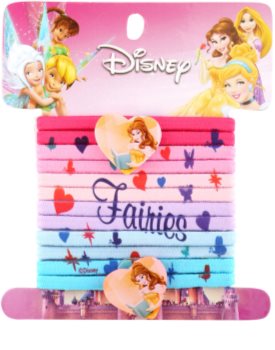 Lora Beauty Disney Princess Elástico plásticos de cabelo, 12 peças