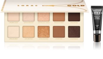 Lorac UNZIPPED™ Gold Palette mit Lidschatten + Primer Make-up Grundierung