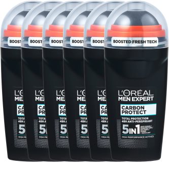 L’Oréal Paris Men Expert Carbon Protect рол- он против изпотяване (изгодна опаковка)