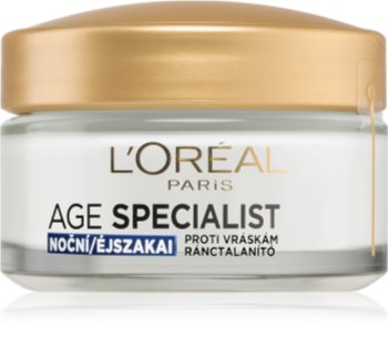 L Oreal Paris Age Specialist 35 Moisturizer Care Night Cream Anti Wrinkle Notino Co Uk